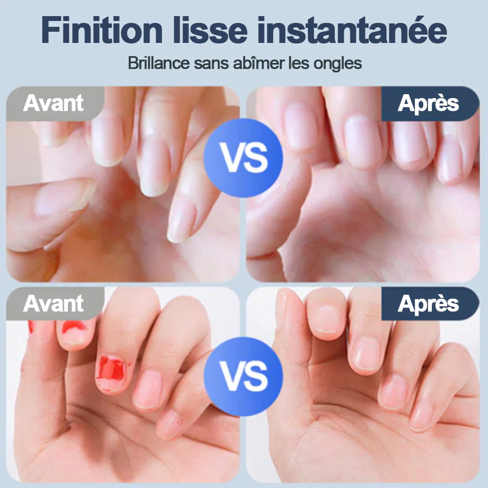 💥 50% DE RÉDUCTION ! ✨ Ponceuse à Ongles Auto - 3 Vitesses Réglables, Silencieuse, LED Integrée pour Soin Précise 💅✨ -Remifa® - Image 3
