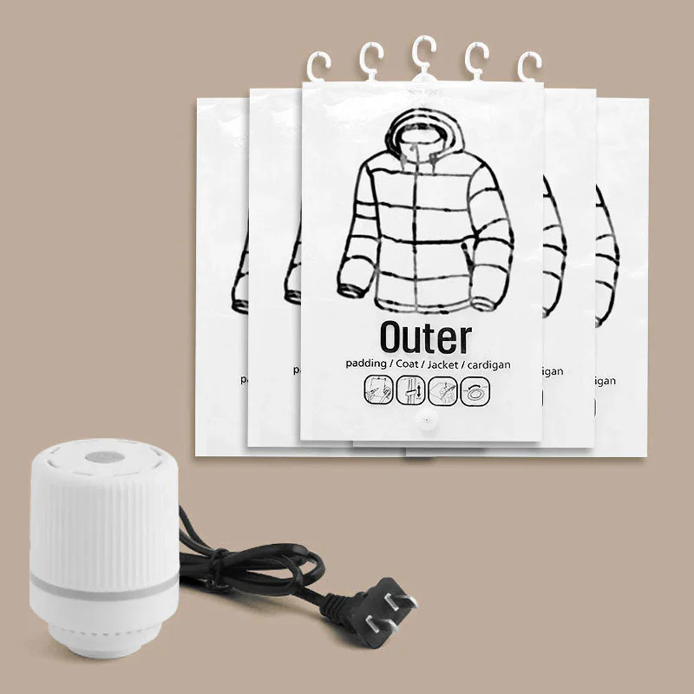 🔥Sac de rangement sous vide saisonnier pour doudoune suspendue - Image 12