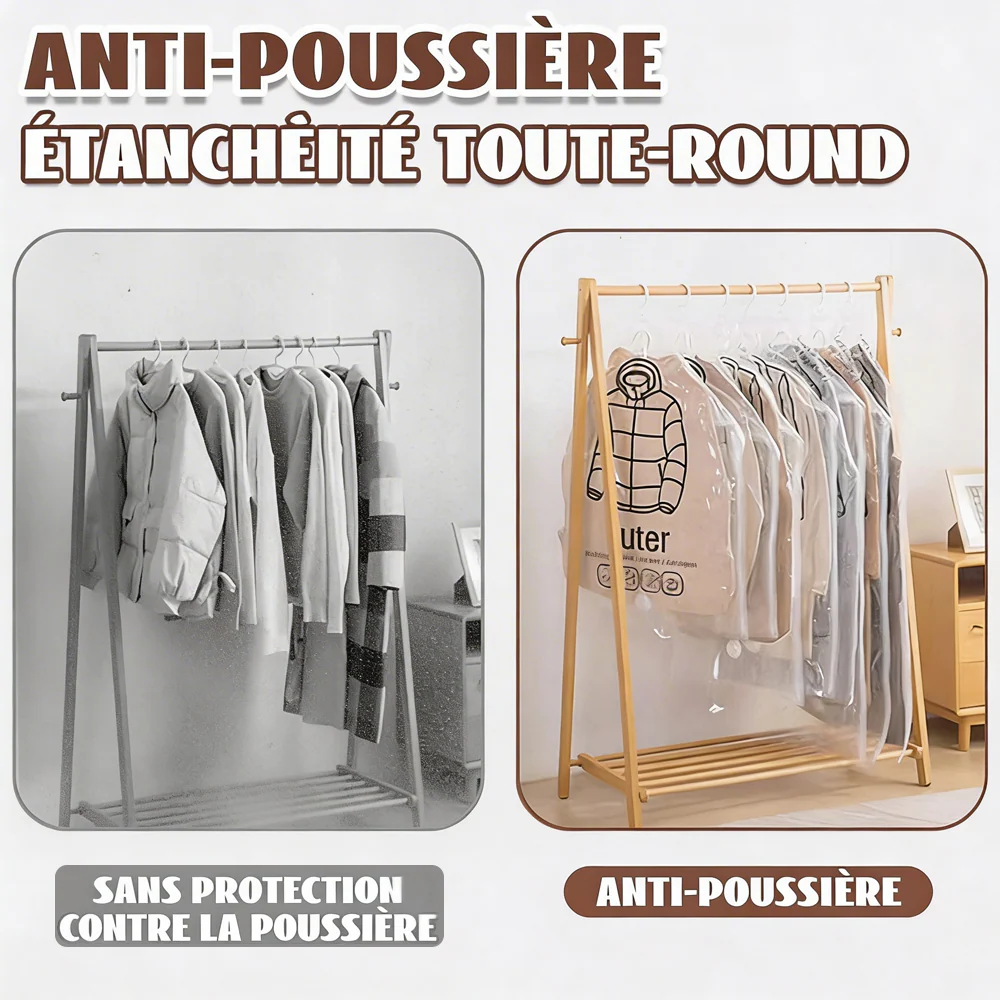 🔥Sac de rangement sous vide saisonnier pour doudoune suspendue - Image 5