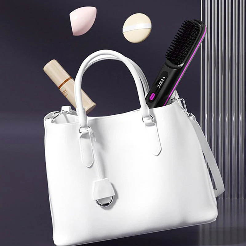 💥 Offre du Nouvel An : -50 %💖 Peigne lissant chauffant en céramique sans fil -Remifa® - Image 7