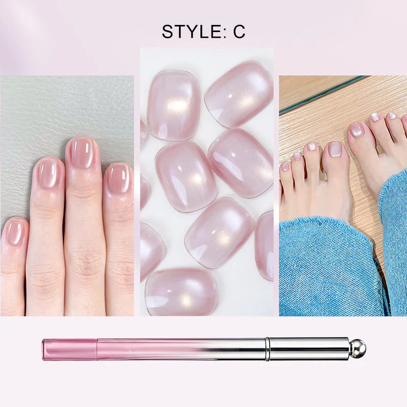 📢📢1 acheté, 1 offert !⏰Stylo gel « œil de chat » tout-en-un – Obtenez un effet « œil de chat » envoûtant en un seul trait ! Gel magnétique, brillance longue durée, la magie du salon de beauté chez vous. 🖤🌌 - Image 10