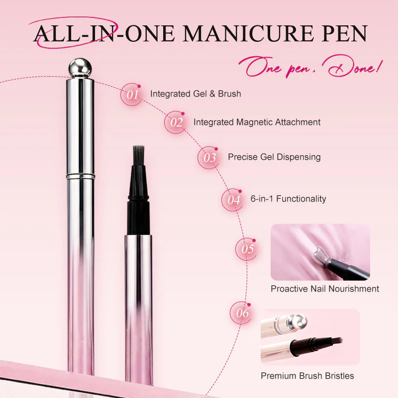 📢📢1 acheté, 1 offert !⏰Stylo gel « œil de chat » tout-en-un – Obtenez un effet « œil de chat » envoûtant en un seul trait ! Gel magnétique, brillance longue durée, la magie du salon de beauté chez vous. 🖤🌌 - Image 2