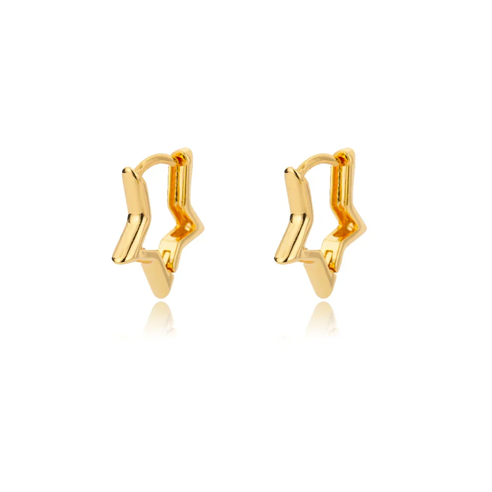 Geometric Star Earrings For Women Stainless Steel Star Hoop Earring Girl Jewelry Gift Charm Hypoallergenic Accessories Brincos - Image 7