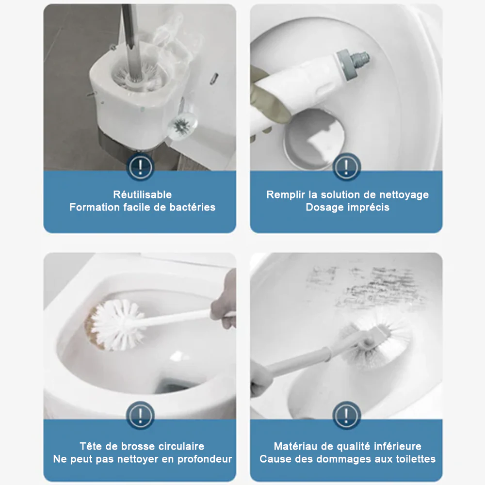 💕Brosse de nettoyage jetable murale pour toilettes à usage domestique✨ - Image 6
